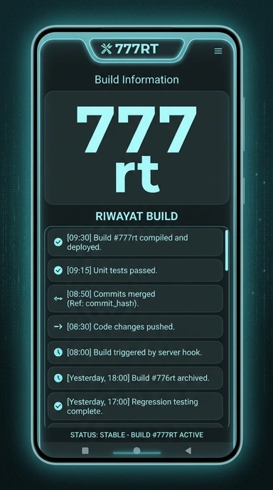 Riwayat Versi 777rt untuk Pengguna Android