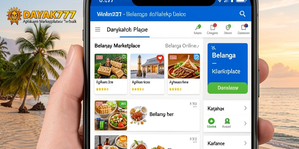 Tampilan antarmuka aplikasi DAYAK777 yang menarik dan mudah digunakan.