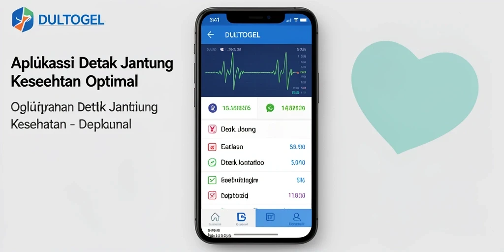 Antarmuka DULTOGEL yang sederhana dan informatif untuk detak jantung.