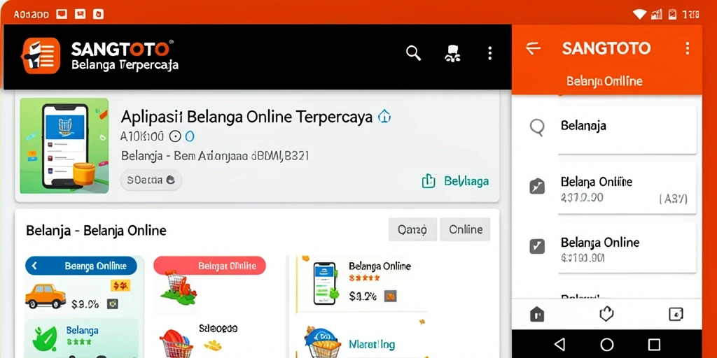 Antarmuka SANGTOTO yang menarik dan fungsional untuk belanja online.